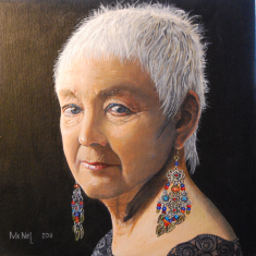 ‘Kathy’, oil on canvas.