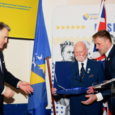 Lifetime Achievement Award presented by HE Zeljko Komsic, Chair of the Presidency of B&H, November 2025.